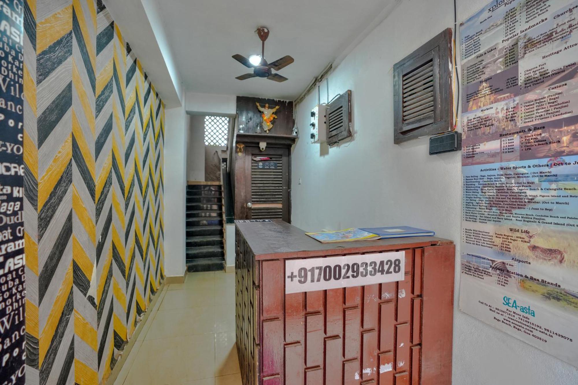 Hotel Salty Waves Baga Exterior foto